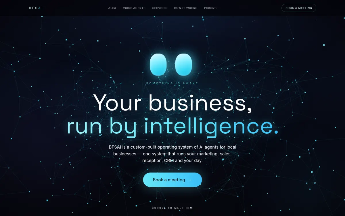 The BFS AI homepage